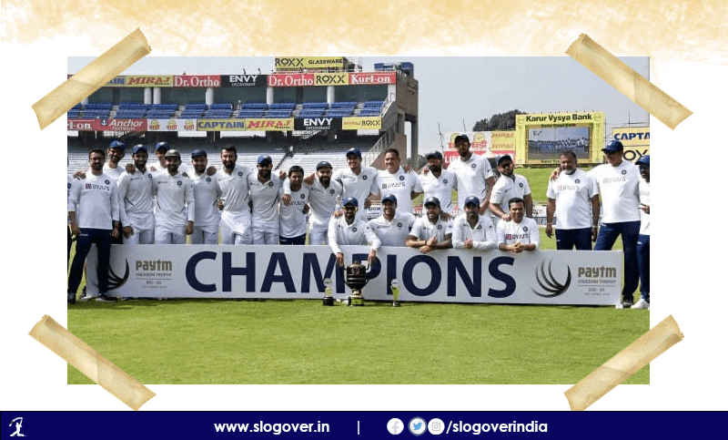 India-holds-the-record-of-Most-consecutive-innings-victories-in-Test-matches,-4-consecutive-innings-victories---slogover