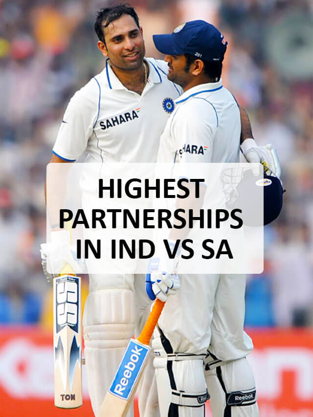 highest partnerships in india vs south africa tests