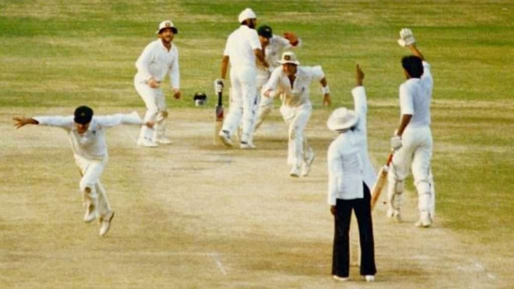 India vs Australia 1986 tied test