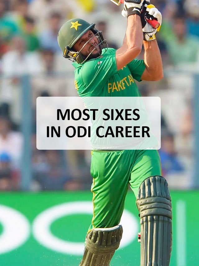 most sixes in ODIs