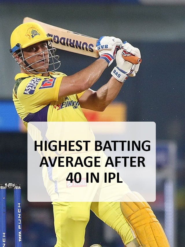 highest career batting average after 40 years in the IPL