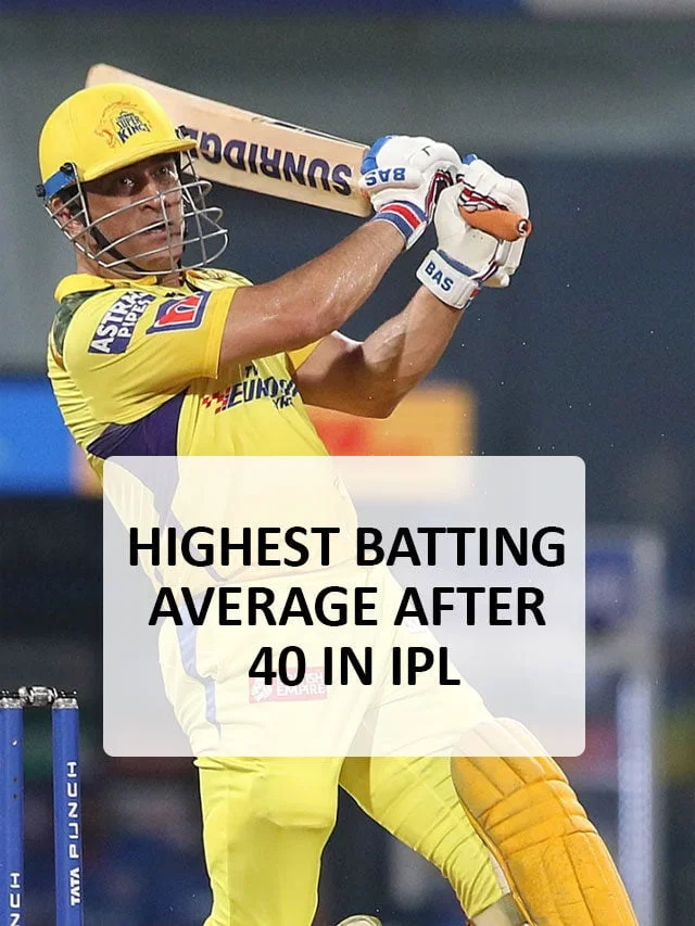 highest career batting average after 40 years in the IPL