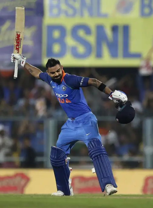 Kohli scored 140 in 1st ODI. 3 consecutive centuries both in Tests and ODIs