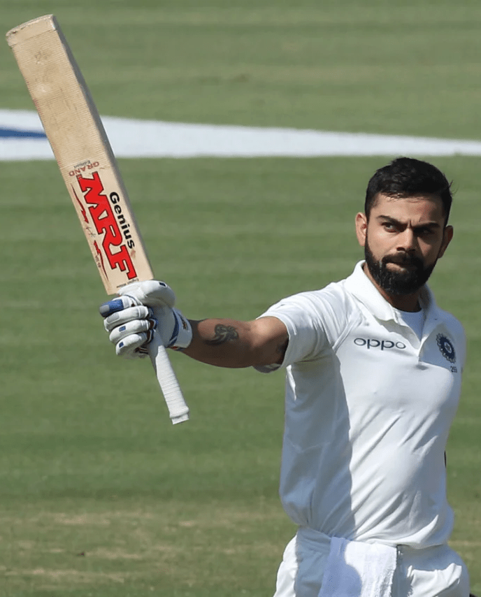 Kohli scored 213 in 2nd Test