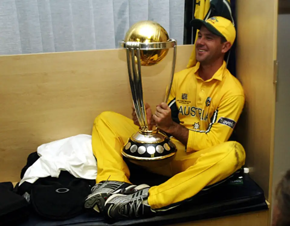 2003 World Cup: Captained by Ricky Ponting (Australia)