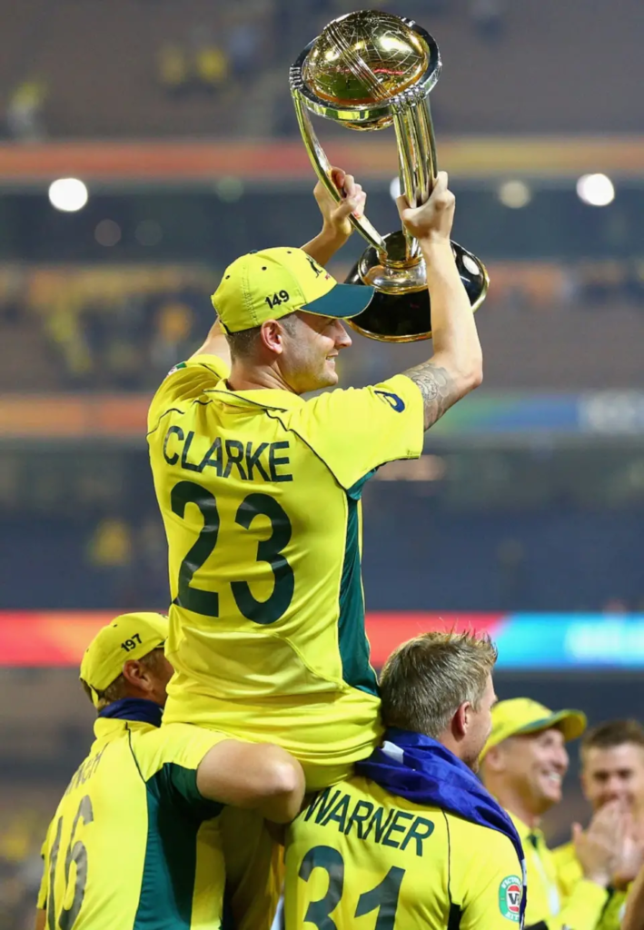 2015 World Cup: Captained by Michael Clarke (Australia)