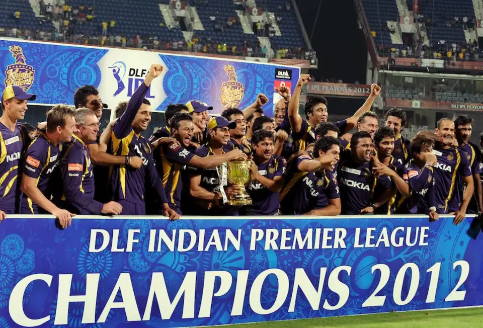 🏏 IPL Winners from 2008 till now – A Season-by-Season Breakdown 11 Kolkata Knight Riders with their first IPL trophy