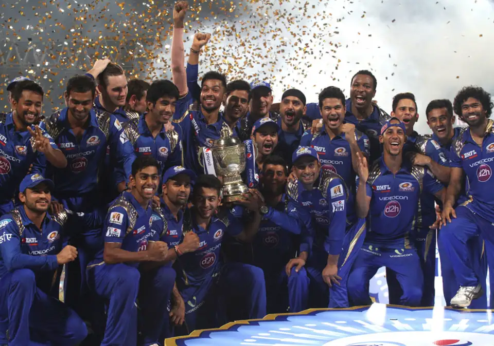 🏏 IPL Winners from 2008 till now – A Season-by-Season Breakdown 17 Mumbai Indians celebrate with the IPL 2015 trophy