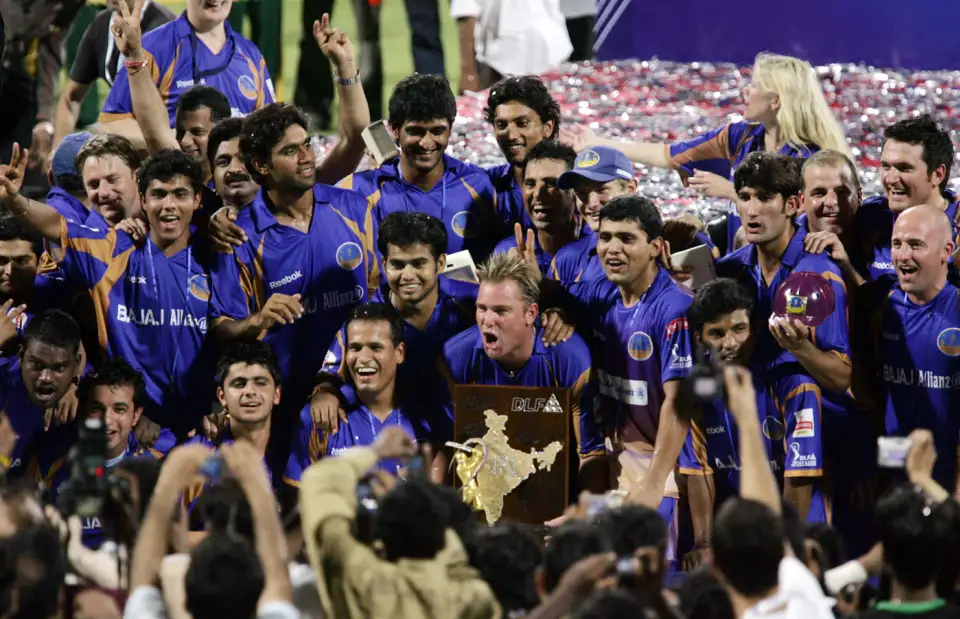 🏏 IPL Winners from 2008 till now – A Season-by-Season Breakdown 4 Rajasthan Royals celebrate the IPL win 🏏 IPL Winners from 2008 till now – A Season-by-Season Breakdown