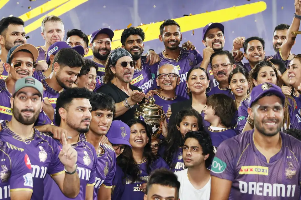🏏 IPL Winners from 2008 till now – A Season-by-Season Breakdown 36 The KKR posse, including the owners Shah Rukh Khan - his family - and Juhi Chawla, celebrate their win