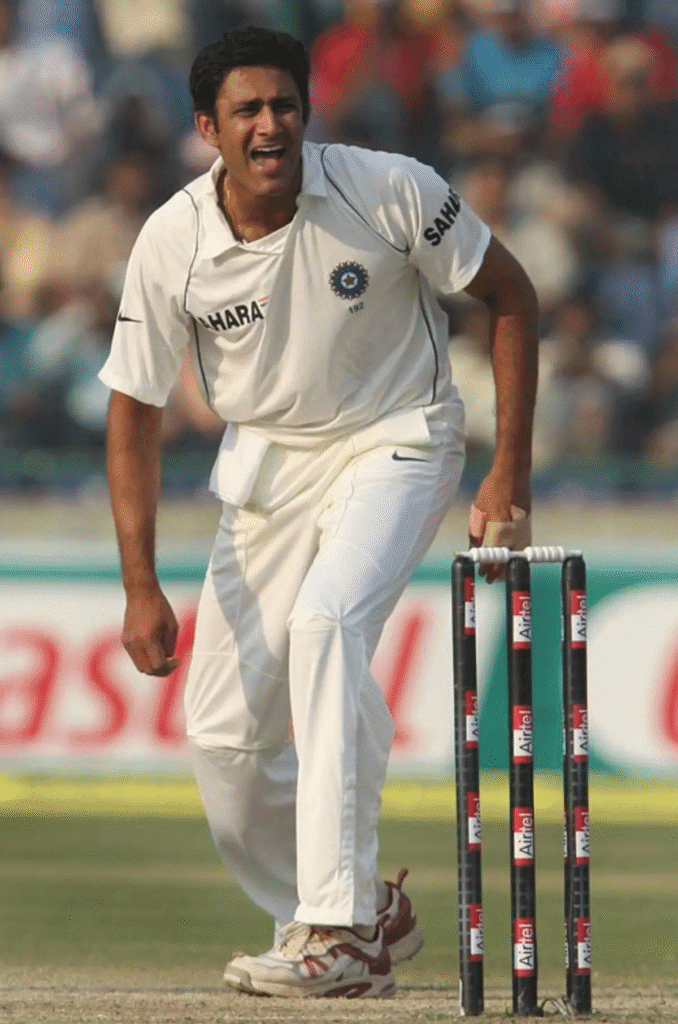 Most Wickets in England vs India Tests – Legends Who Made Batsmen Sweat 10 Anil Kumble
